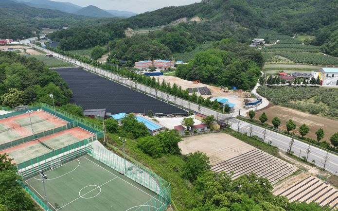 풋살구장 전경